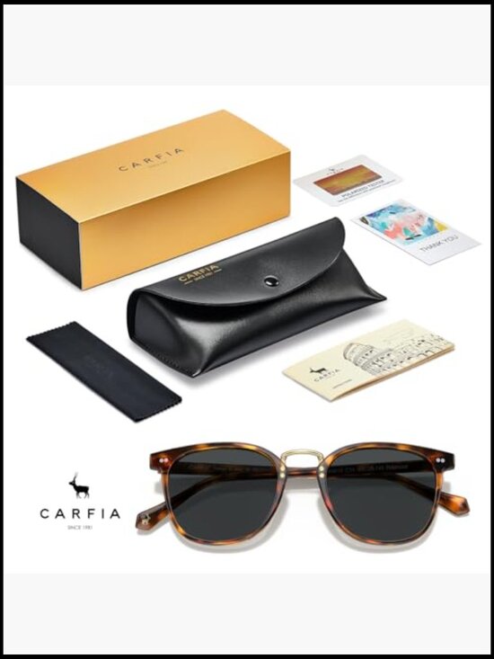 Round Acetate Polarized Sunglasses for Women Retro Metal Bridge Shades main image 5